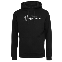 Sweat à capuche noir brodé Noobaterre