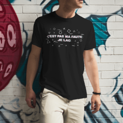 T-shirt noir "Je Lag"
