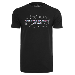 T-shirt noir "Je Lag"