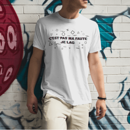 T-shirt blanc "Je Lag" T-shirt blanc "Je Lag"