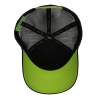 Casquette "NAT" noir/vert fluo - intérieur