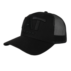 Casquette "NAT" full black - 3/4