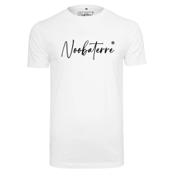 T-shirt blanc Noobaterre brodé