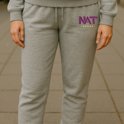 Jogging gris "NAT" paillettes