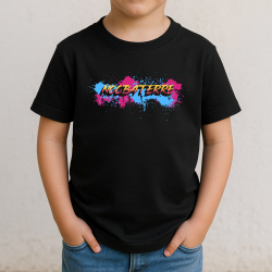 T-shirt noir enfant Noobaterre "Graff"