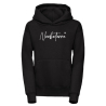 Sweat à capuche noir enfant Noobaterre brodé