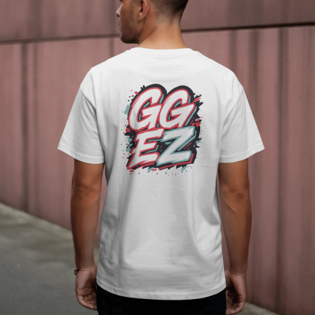 T-shirt blanc "GG-EZ" - dos T-shirt blanc "GG-EZ" - dos