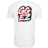 T-shirt blanc "GG-EZ" - dos