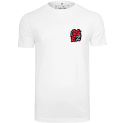 T-shirt blanc "GG-EZ" - face